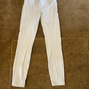 white lululemon align leggings size 4